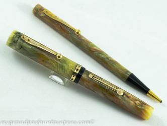 Waterman's Ideal 542 1/2 V Safety Pen - Rare, Solid 14k Gold, Fine